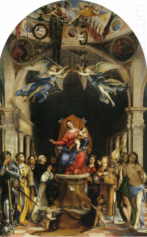Lorenzo Lotto Martinengo Altarpiece oil painting picture